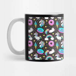 Unicorn pattern rainbow magical Mug